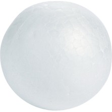 Eding Strafor Köpük Top 6 cm Köpük Top Küre Top Yuvarlak Strafor Fen Deney Okul Deney Hobi 6  cm  -1 Adet