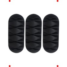 MarkEntegra 3 Adet 5 Kanallı Kablo Tutucu Düzenleyici Set