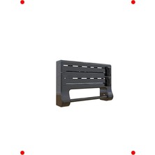 MarkEntegra Mutfak Folyo ve H Rulo Tutucu - Siyah