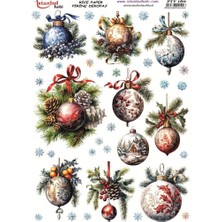 E Hobici Pirinç Dekopaj Kağıdı 30X42CM PTY-180 Yılbaşı