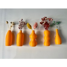 Serüven Miniflora - 5'li Magnetli Mini Vazo - Buzdolabı Magneti