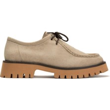 Emienza Portofıno Süet Kalın Tırtıklı Taban Bayan Loafer