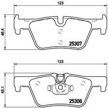 Brembo P06071 - Fren Balatası Arka Bmw F20-30