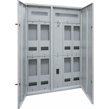 Yılpa Trifaze 8’li Sayaç Panosu | Sıva Altı | Yerli Üretim | Dayanıklı Sac