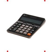 MarkEntegra Ekonomik Masaüstü Hesap Makinesi (Siyah)