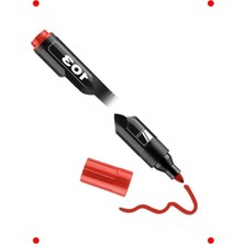 MarkEntegra Kırmızı Ince Uçlu Permanent Markör Kalem