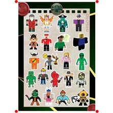 MarkEntegra Roblox Temalı Etiket Seti - 21 Adet