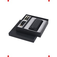 MarkEntegra Premium Kalem Kılıfı ve Siyah Altın Kalem Seti