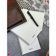 MarkEntegra A5 Yırtılmaz Su Geçirmez Spiralli Defter - Kareli 60 Yaprak