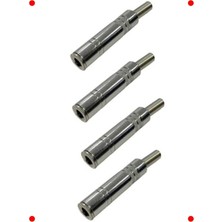 MarkEntegra 6.35MM Dişi Jack Uzma Adaptörü - Metal (4 Adet)