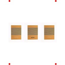 MarkEntegra Kraft Kareli Bloknot Seti, 17X24 Cm, 3'lü Paket