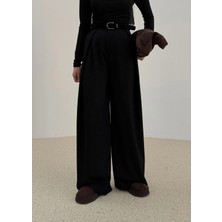 Moda Aksa 3851 Kruvaze Pantolon Siyah