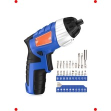 MarkEntegra Küçük Akülü Tornavida Seti 6 Nm Tork ve 30 Aksesuar