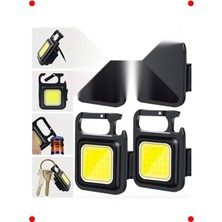 MarkEntegra Çok Fonksiyonlu USB Şarj Edilebilir Cep El Feneri (4'lü Set)