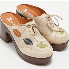 Venüs Otis Hakiki Deri Kadın Terlik