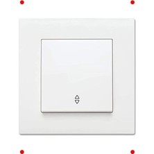 MarkEntegra Kare Tasarım Çift Yönlü Elektrik Anahtarı