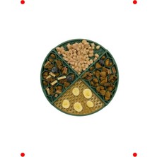 MarkEntegra Yavaş Yeme Petek Desenli Yalama Matı Orman Yeşili