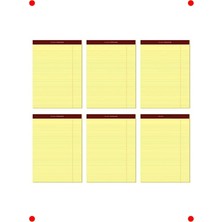 MarkEntegra Üstten Yapışkanlı Dar Not Pedleri, Altın