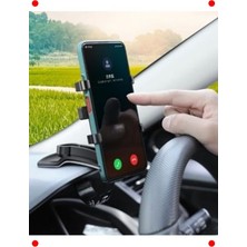 MarkEntegra 360° Döner Başlıklı Evrensel Araç Içi Telefon Tutucu