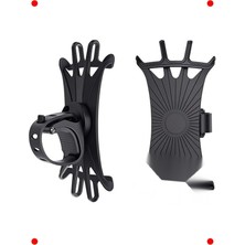 MarkEntegra Esnek Silikon Bisiklet Motosiklet Telefon Tutucu