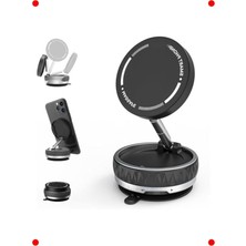 MarkEntegra Mag-Safe Uyumlu Vakumlu Telefon Tutucu - Çok Yönlü