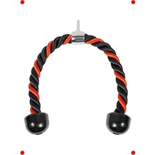 MarkEntegra Triceps Geliştirme Halatı - Kırmızı Siyah