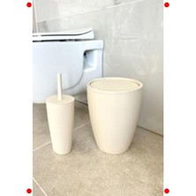 MarkEntegra 2 Parça Şık Banyo Seti - Bej