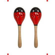 MarkEntegra Ahşap Marakas Çifti - Örf Müzik Aleti Seti