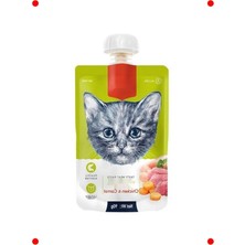 MarkEntegra Taze Ton Balıklı & Tavuklu Kedi Et Ezmesi 90GR