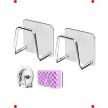 MarkEntegra 2 Adet Paslanmaz Çelik Sünger Askısı