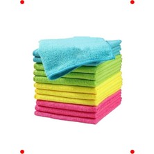 MarkEntegra 24'lü Krofiber Tezlik Bezi 30X30 - Iz Bırakmaz, Çok Amaçlı