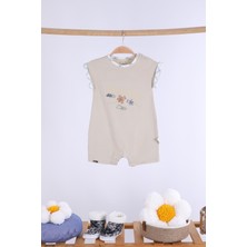 Nexactive Helikopter Baskılı Yakası Çıtçıtlı Bayramlık Basic Tulum 12903