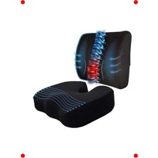 MarkEntegra Ortopedik Bel ve Oturma Destek Minderi Seti