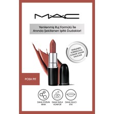 M.A.C Zenginleştirilmiş Formülü Ile Dudaklara Yumuşaklık,pürüzsüz Görünüm Veren Kalıcı Ruj-Posh Pit