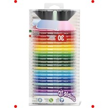 MarkEntegra Yıkanabilir Çift Taraflı Keçeli Kalem Seti - 30 Adet