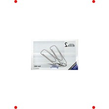 MarkEntegra Ataş No:2 Nikel Kaplı, 100 Adet x 4 Paket