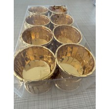 Zuzu Pasta Malzemeleri Cupcake Muffin Kapsülü (Gold) 24'lü (Yayılmaz)