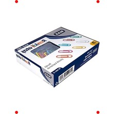 MarkEntegra Çok Renkli Pvc Kaplı Ataş Seti - 28 mm