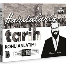Benim Hocam Yayınları 2026 KPSS Haritalarla Tarih Konu Anlatımı Mesleki Hazırlık Kitabı