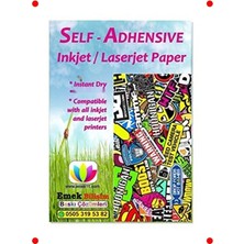 MarkEntegra A4 Yapışkanlı Etiket Kağıdı - Mat Yüzey (100 Adet)