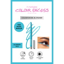 M.A.C 12 Saate Kadar Suya Dayanıklı Güçlü Renk Blueberry Mılk Jel Eyeliner