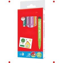 MarkEntegra 6'lı Süper Yıkanabilir Jumbo Keçeli Kalem Seti