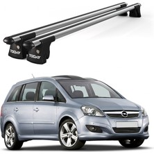 Today Auto Trio-Iı Opel Zafira B Mpv (2005-2014) Uyumlu Kilitli Ara Atkı 120CM Port Bagaj Tavan Barı