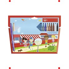 MarkEntegra Keçe Uçlu Boya Kalemi Seti - 24 Canlı Renk