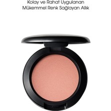 M.A.C Pürüzsüz Görünüm Sunan,yumuşak Dokulu,ağırlık Hissi Yapmayan ve Hafif Yapılı Allık