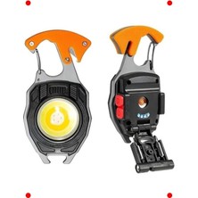 MarkEntegra Çok Fonksiyonlu Mini Şarjlı El Feneri - 7 Modlu,