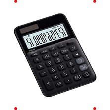 MarkEntegra Masaüstü Mini Hesap Makinesi - Şık Siyah Renk