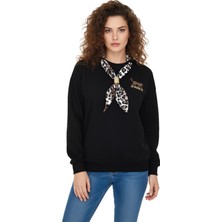 Baglan Kadın Spor Sıfıryaka Sweatshirt Fular Lı BGL-ST05062
