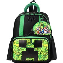 Baginn Anaokulu Sırt Çantası Ultra Lüx Erkek Çocuk Kreş Çantası 33*25 cm Ortopedik Oyun Karakter Baskılı