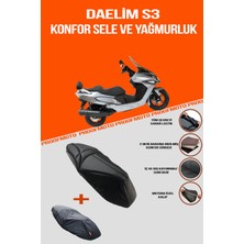 PROOFMOTO Daelim S3 Konfor Sele ve Yağmurluk Kılıf